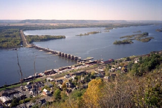 Mississippi River at Alma, Wisconsin
